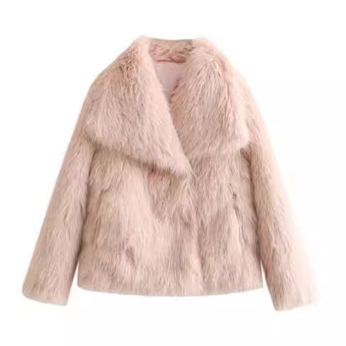 Manteau Minalova en peluche moelleuse