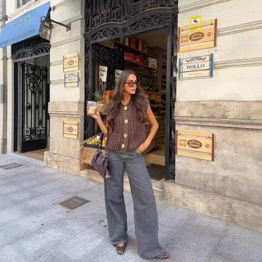 Pull-sans-manches épais – Style & chaleur