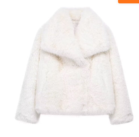Manteau Minalova en peluche moelleuse