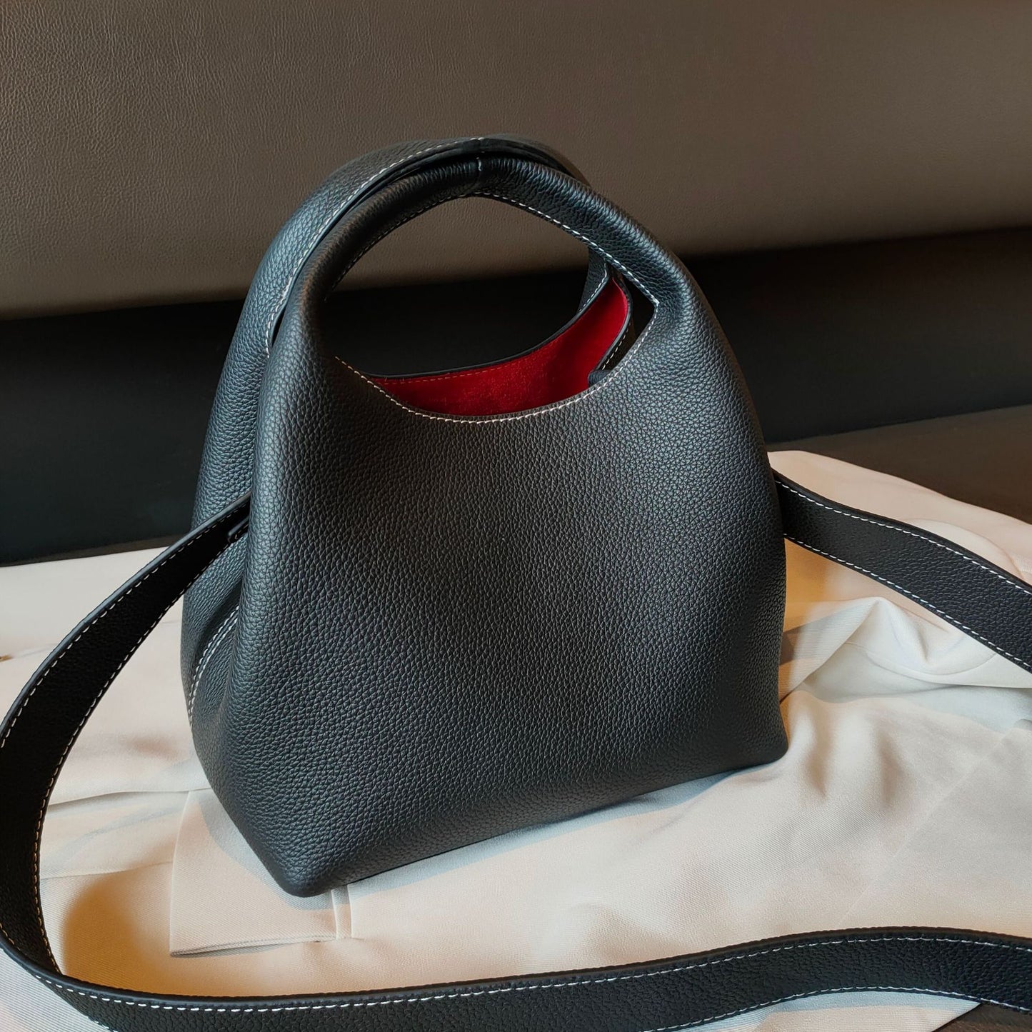 Le Sac Tendance Minalova,  en Cuir de Vache