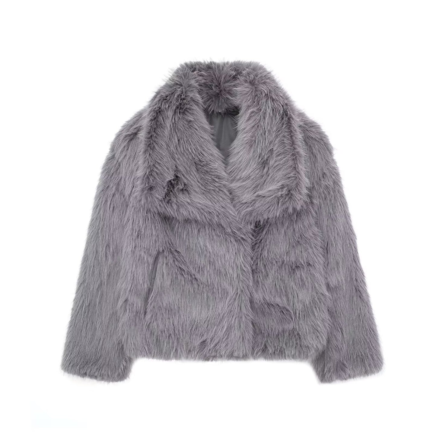 Manteau Minalova en peluche moelleuse